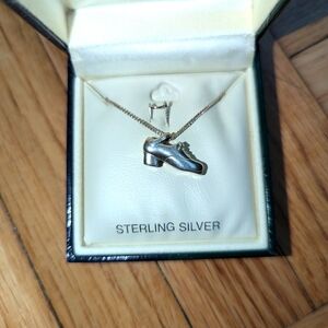 Solvar Fine Irish Sterling Silver Hard shoe Necklace